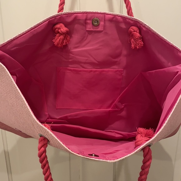 NWT Paradise Bags - Pink Conch Shell Shoulder Tote Bag - Beach/Vacation Bag - Picture 6 of 8